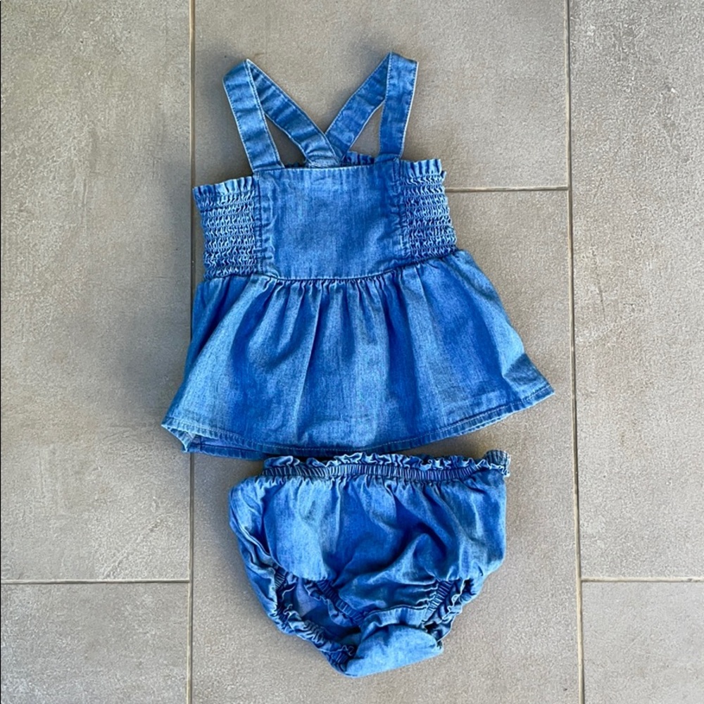 Super cute 2 piece denim set